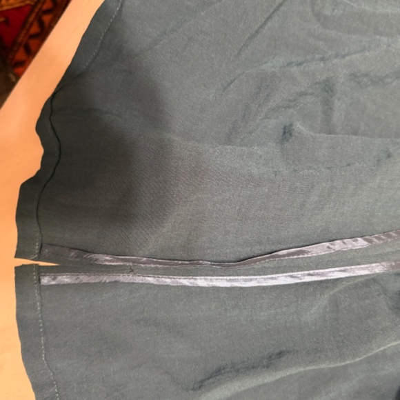 Fridaze Linen Women’s Jacket XL – Teal Blue 100% Linen, Mother of Pearl Buttons - Picture 7 of 7